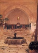 Frederick Leighton_1867_Courtyard of a Mosque at Broussa.jpg